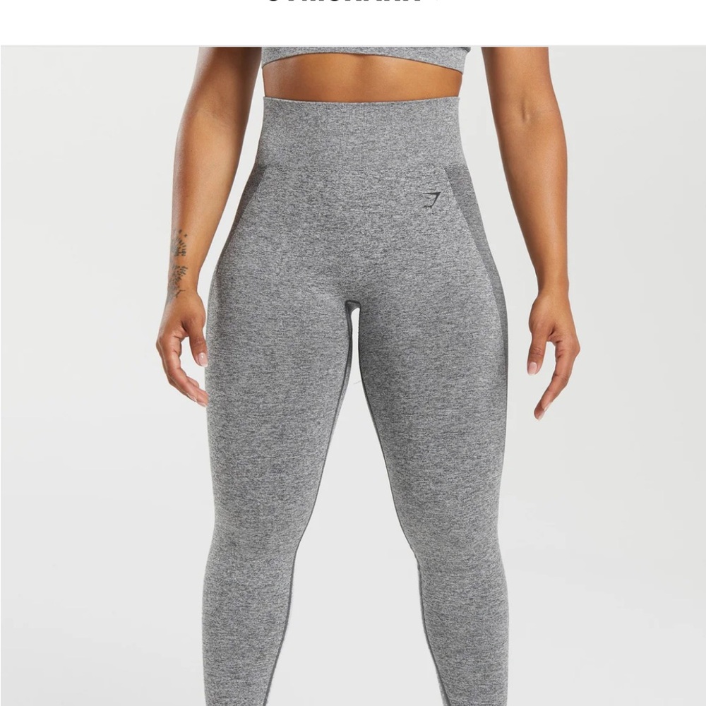 Gymshark Gray Leggings Athletic Fit